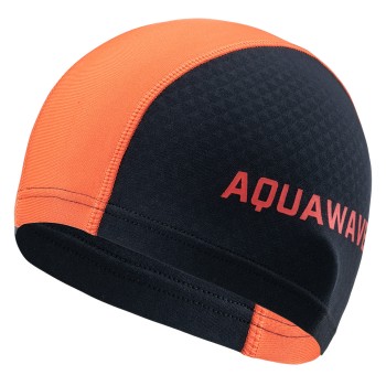 Фото Шапка для плавания CARBO CAP (CARBO CAP-BLK/TANGER TANG/CARV), Цвет - черный, оранжевый, Шапки для плавания