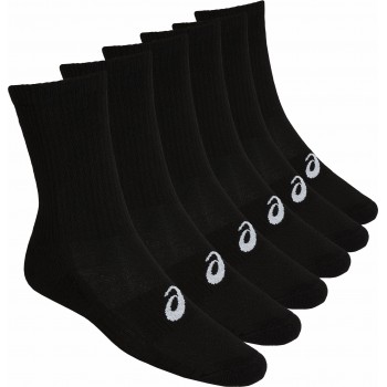 Фото Шкарпетки спортивні 6PPK CREW SOCK (141802-0904), Колір - чорний, білий, Шкарпетки