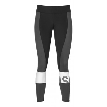 Фото Тайтсы 7/8 Color Block 7/8tight (153415-0904), Цвет - черный, Спортивные штаны весна-лето 
