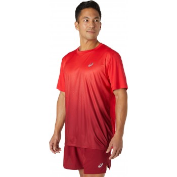 Фото Футболка спортивная KASANE SS TOP (2011C014-601), Цвет - красный, Спортивные футболки