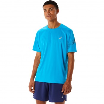 Фото Футболка спортивная ICON SS TOP (2011C734-403), Цвет - синий, черный, Спортивные футболки