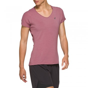 Фото Спортивна футболка  V-NECK SS TOP (2012A981-501), Колір - пурпурний, Спортивні футболки