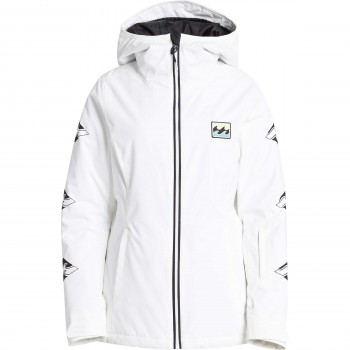 Фото Куртка горнолыжная SULA SOLID (L6JF01-1457), Цвет - белый, Горнолыжные сноубордные