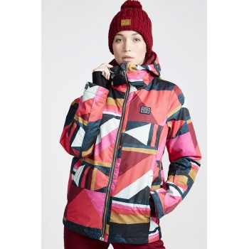 Фото Куртка для сноуборда SULA (Q6JF01-4347), Колір - червоний, Гірськолижні і сноубордичні