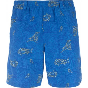 Фото Шорты аква Backcast II Printed Short (1535791-707), Цвет - синий, Спортивные шорты