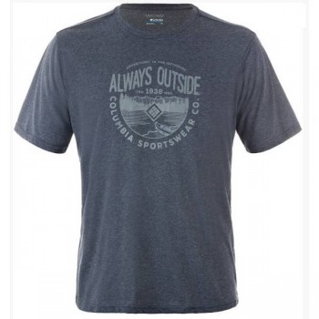 Фото Футболка Trail Shaker Mens Short Sleeve Men's T-shirt (1654282-492), Цвет - темно-синий, Футболки