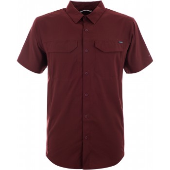 Фото Теніска Silver Ridge Lite Short Sleeve Shirt (1654311-615), Колір - бордовий, Короткий рукав