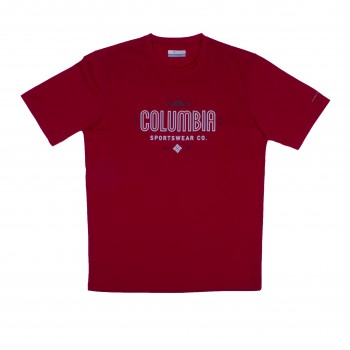 Фото Футболка Tech Trek Graphic Short Sleeve Shirt (1711801-696), Цвет - красный, Футболки