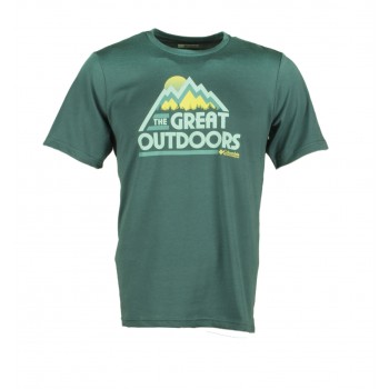 Фото Футболка Hunter's Canyon Short Sleeve Shirt (1773421-343), Цвет - зеленый, Футболки