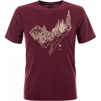 Фото Футболка Trail Shaker II Short Sleeve Shirt (1778822-615), Цвет - бордовый, Футболки