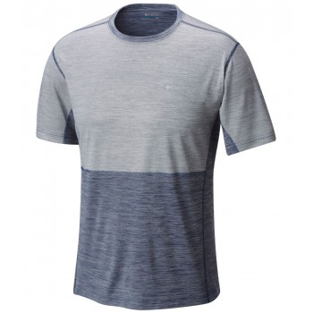 Фото Футболка для спорта Solar Chill Short Sleeve Shirt (1786351-469), Цвет - синий, Спортивные футболки