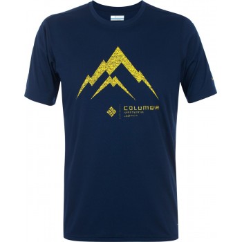 Фото Спортивная футболка Timber Trek Graphic Short Sleeve Shirt (1839491-464), Цвет - темно-синий, Спортивные футболки