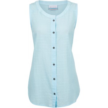 Фото Блуза Summer Ease Sleeveless Shirt (1842031-490), Цвет - голубой, Туники и блузы