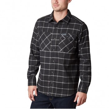 Фото Рубашка с длинным рукавом Outdoor Elements Stretch Flannel (1866261-011), Цвет - серый, Длинный рукав