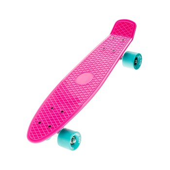 Фото Скейтборд YOLOS (YOLOS-PINK/EMERALD), Цвет - розовый, зеленый, Спортивные товары