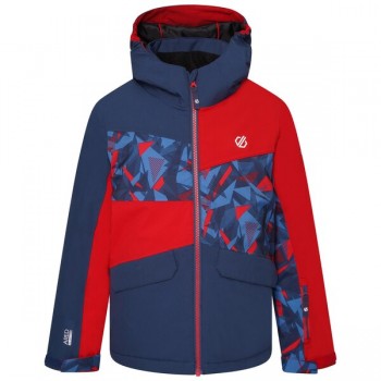 Фото Куртка горнолыжная Glee II Jacket (DKP400-H9Z), Цвет - синий, красный, Горнолыжные