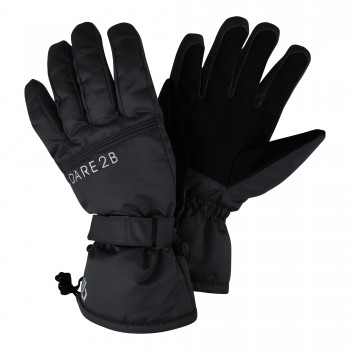 Фото Перчатки горнолыжные Worthy Glove (DMG326-800), Цвет - черный, Горнолыжные перчатки