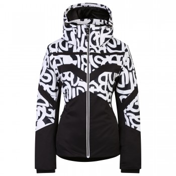 Фото Куртка гірськолижна Rocker Jacket (DWP573-D5D), Колір - чорний, білий, Гірськолижні і сноубордичні