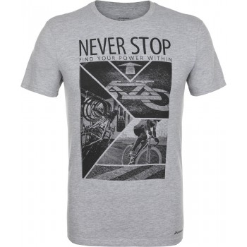 Фото Футболка Men's T-shirt (102253-1A), Колір - світло-сірий, Футболки