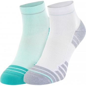 Фото Носки Fitness socks (2 pairs) (102882-UW), Цвет - зеленый, белый, Носки