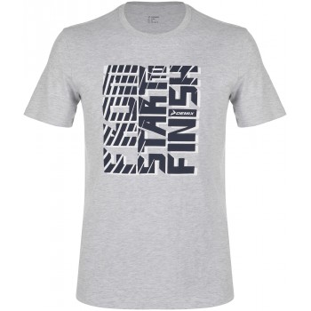Фото Футболка Men's T-shirt (105222-1A), Цвет - светло-серый, Футболки