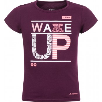 Фото Футболка Girl's T-shirt (A19ADETSG04-X4), Цвет - сливовый, Футболки