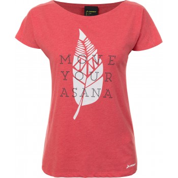 Фото Футболка для спорта Womens yoga t-shirt (A19ADETSW02-1H), Цвет - лоссосевый, Спортивные футболки