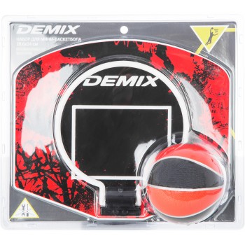 Фото Набор для баскетбола Demix (D-BRDMINI-B1), Цвет - черный, красный, Спортивные товары