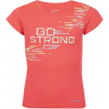 Фото Футболка для спорта Girls' running T-shirt (S19ADETSG05-51), Цвет - коралловый, Футболки