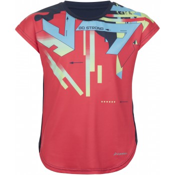 Фото Футболка для спорта Girls' running T-shirt (S19ADETSG06-51), Цвет - коралловый, Футболки