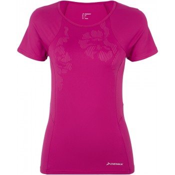 Фото Футболка для спорта Women's fitness t-shirt (S19ADETSW07-82), Цвет - малиновый, Спортивные футболки