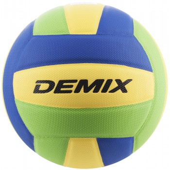 Фото Мяч волейбольный синий VLPU440 (VLPU440), Цвет - сине-зеленый, желтый, Волейбольные мячи
