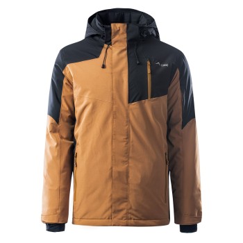 Фото Куртка гірськолижна ERIMO (ERIMO-BLACK BEAUTY/CHIPMUNK), Колір - чорний, світло-коричневий,  Гірськолижні і сноубордичні куртки
