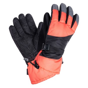 Фото Перчатки горнолыжные MAIKO WO`S (MAIKO WO`S-HOT CORAL/BLACK), Цвет - оранжевый, серый, черный, Горнолыжные перчатки