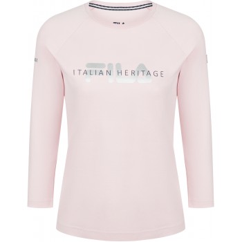 Фото Футболка з довгим рукавом Women's T-shirt (102665-X0), Колір - світло-рожевий, Футболки з довгим рукавом