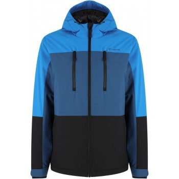 Фото Куртка горнолыжная синяя 112066-MB (112066-MB), Цвет - синий, черный, Горнолыжные куртки