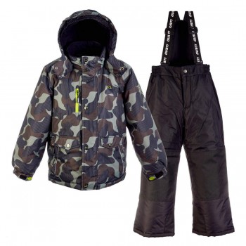 Фото Комплект (куртка, полукомбинезон, аксессуары) для мальчиков 4602 GWB (4602 GWB), Цвет - черный, Комплекты