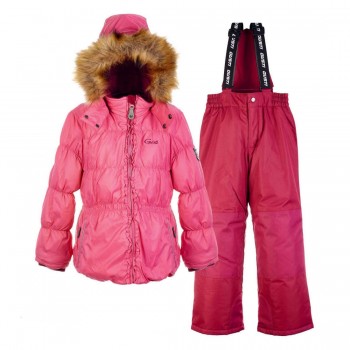 Фото Комплект (куртка, полукомбинезон, аксессуары) для девочек 4625 GWG (4625 GWG), Цвет - розовый, Комплекты