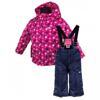 Фото Комплект (куртка, полукомбинезон) для девочек 4900 SWG (4900 SWG), Цвет - темно-сиреневый, Комплекты