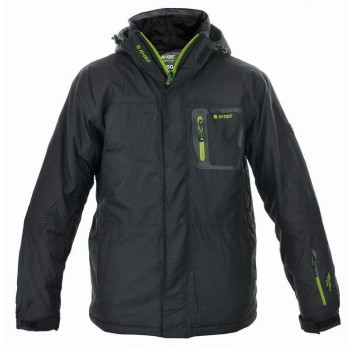 Фото Куртка гірськолижна BICCO (BICCO-BLACK/YELLOW GREEN), Колір - чорний, лимонний,  Гірськолижні і сноубордичні куртки