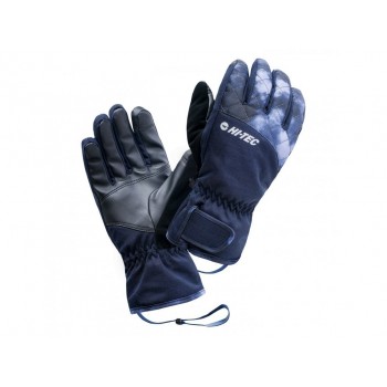 Фото Перчатки горнолыжные HUNI (HUNI-DRESS BLU MLN/DS BLU PRIN), Цвет - синий, Горнолыжные перчатки