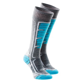 Фото Шкарпетки ICER (ICER-DARK GREY/GREY/FLUO BLUE), Колір - темно-серый, синий, Шкарпетки