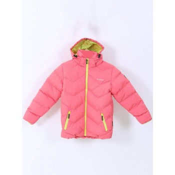 Фото Куртка стеганная SOCHO JR (SOCHO JR-DUBARRY/LIME PUNCH), Цвет - розовый, лайм, Утепленные куртки
