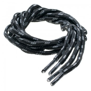 Фото Шнурки LACE TRIP (LACE TRIP-BLACK/DARK GREY), Цвет - черный, серый, Шнурки