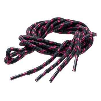 Фото Шнурки LACE TRIP (LACE TRIP-BLACK/FUCHSIA), Цвет - черный, розовый, Шнурки