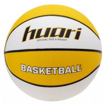 Фото Мяч баскетбольный BARKLEY II (BARKLEY II-WHITE/YELLOW/BLACK), Цвет - белый, желтый, черный, Баскетбольные мячи