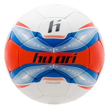 Фото М'яч футбольний DAVOR (DAVOR-WHITE/BLACK/FLAME), Колір - білий, чорний, помаранчевий, Футзальні м'ячі