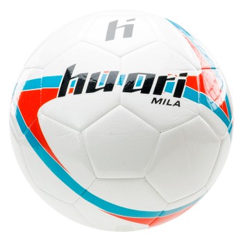 Фото М'яч футбольний MILA (MILA-WHITE/BLACK/TILE BLUE), Колір - білий, Футзальні м'ячі