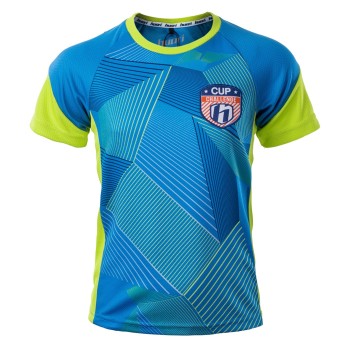 Фото Футболка PLATA KIDS T-SHIRT (PLATA KIDS T-SHIRT-FRNCH BLUE), Цвет - синий, зеленый, Спортивные футболки