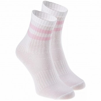 Фото Шкарпетки  LIBIS (LIBIS-WHITE/POWDER PINK), Колір - білий, рожевий, Шкарпетки